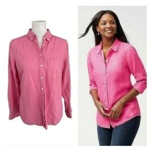 Gap pink button-down shirt